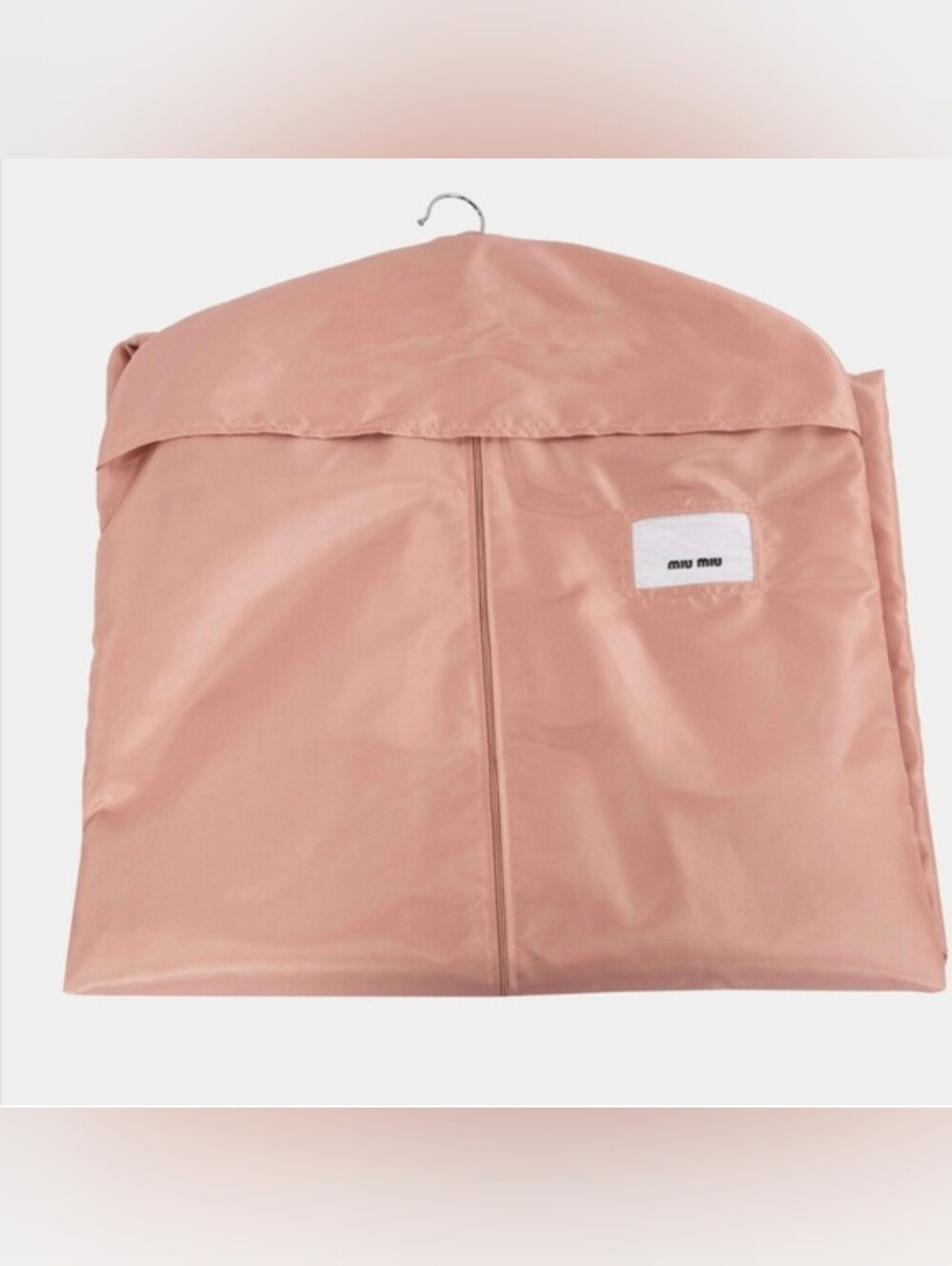 Miu Miu Pink Nylon Garment Bag